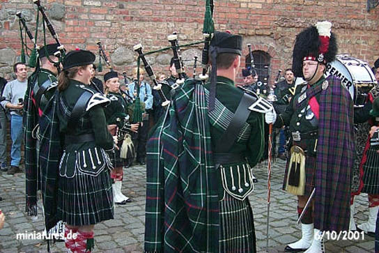 Dimple Highland-Games 2001 in der Zitadelle Spandau.